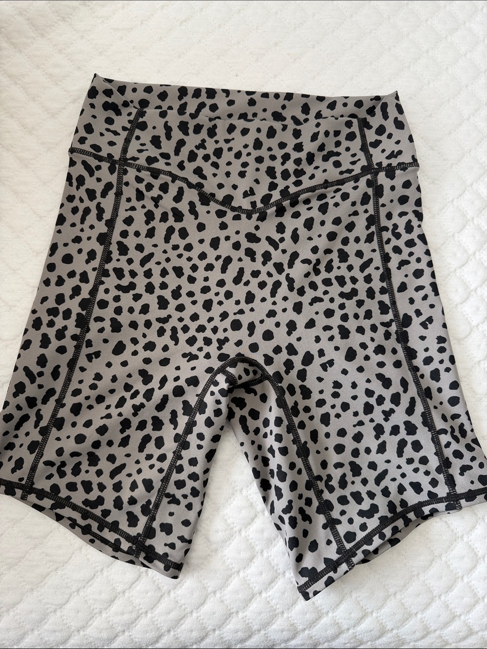 Vitality High-Waist Animal Print Bike Shorts